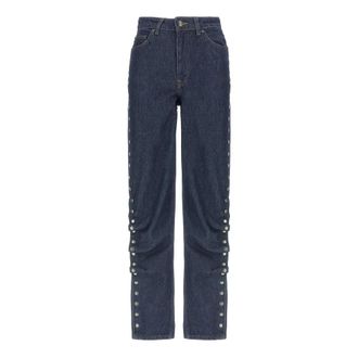 Rotate Rotate Birger Christensen, Dames, Jeans, Blauw, Maat: W28 Katoen