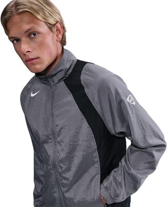 Nike Mens T90 Tracksuit Jacket in LT Graphic - Grey - Size Medium