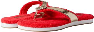 Jack Rogers Rosie Comfort Flip-Flop Fire Red / Platinum / Platinum 124211FF01-600 Womens