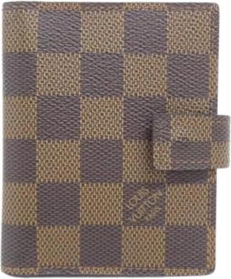 Louis Vuitton Pre-owned Canvas Coin Pouch - unisex - Vintage Accessoires - Bruin - ONE Size - Vintage