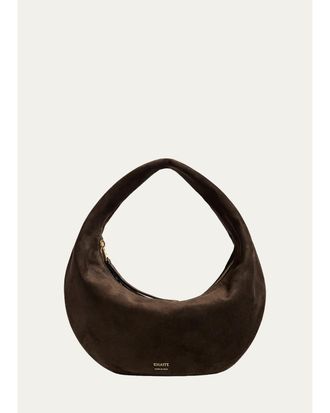 Khaite Olivia Mini Suede Hobo Bag