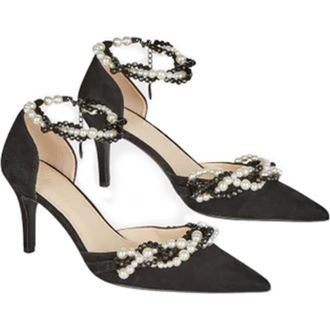 Anne Fontaine Lily Pearl Shoe in Black at Nordstrom, Size 39