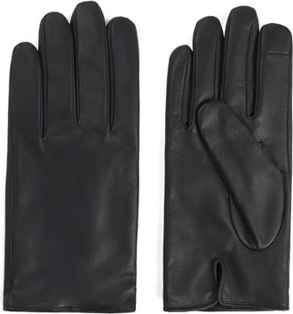 BOSS Guanti con spacco - Nero