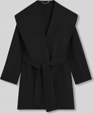 HUGO BOSS Regular Fit Wollmantel mit Schalkragen Modell CARIBY in Black, Gr&ouml;&szlig;e 42