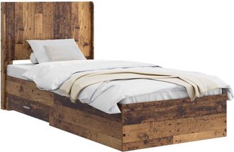 vidaXL Estructura De Cama Con Almacenamiento Y Cabecero Vidaxl
