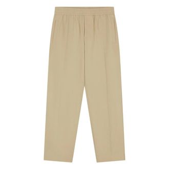 Olaf Hussein Wide Trousers, male, Beige, Size: XS Slim Elasticated Pant