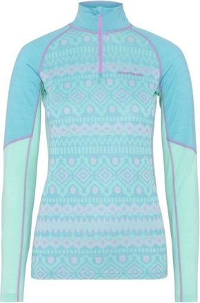 Kari Traa Malia Half Zip Merinounterw&auml;sche f&uuml;r Damen | blau