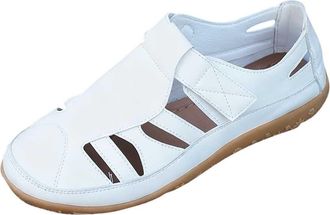 Generic RLEHJN Orthopedic Sandals Women UK Comfortable Closed Toe Walking Sandals Breathable Easy Fasten Wedge Sports Sandal Summer Outdoor Beach Shoes for Hi