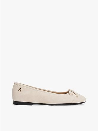 Tommy Hilfiger TH Monogram Suede Ballerinas