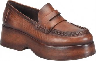 Kork-ease Womens Pixie Loafers In Brown Cuero