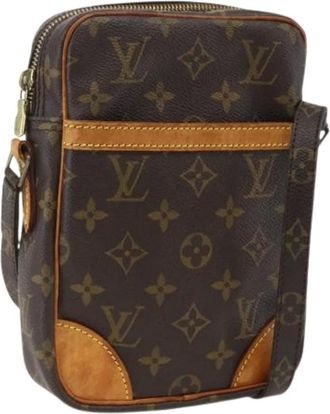 Louis Vuitton Pre-owned Cross Body Bags, female, Brown, Size: ONE SIZE Pre-owned Canvas Cross Body Bag