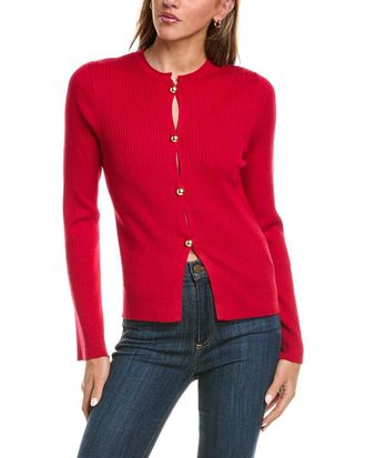 525 america Curved Front Rib Cardigan