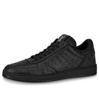 Louis Vuitton Rivoli Sneakers Black Mini Monogram 1AARHO
