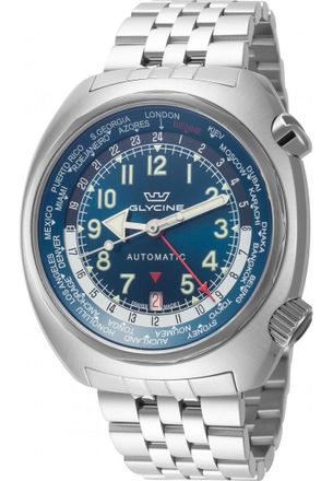 Glycine GL0310 Mens Airman Watch - Silver - One Size
