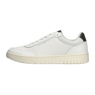 Tommy Hilfiger Schoenen, Heren, Wit, 40 EU, Leer, TH Basket Core Lite