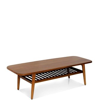 Moycor Mesa de centro de madera marr&oacute;n anch. 150 cm