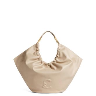 Coccinelle Tote Bags, female, Beige, Size: ONE SIZE Smash Large Tote Bag