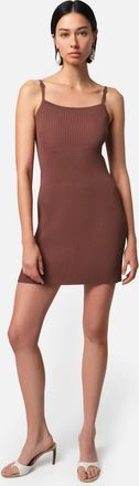 Apparis Carter Mini Dress In Brown