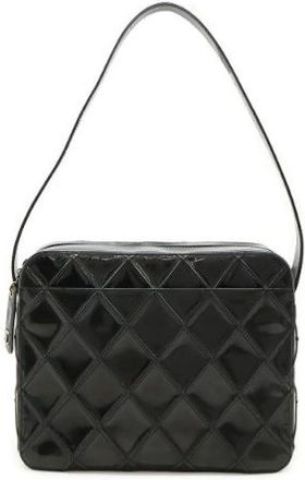 Chanel Pre-owned Shoulder Bags, female, Black, Size: ONE SIZE Pre-owned Leather chanel-bags