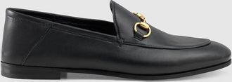 Gucci Womens Loafer With Horsebit, Black, Leather