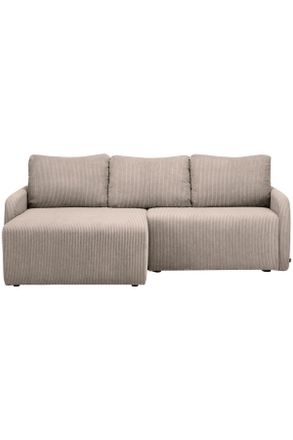 CARRYHOME Ecksofa, Beige, Textil, Füllung: Schaumstoff, Silikon, seitenverkehrt montierbar, L-Form, 217x146 cm, FSC, Stoffauswahl