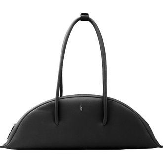 Behno Laverne Leather Bowler Bag in Black at Nordstrom