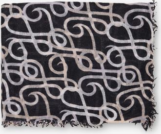 Hemisphere Rechteckiger Kaschmirschal mit Print Hydabig