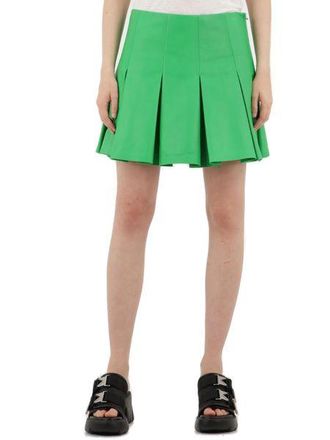 Bottega Veneta Groene Leren Rok