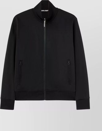 Palm Angels logo high collar track suit with pockets
