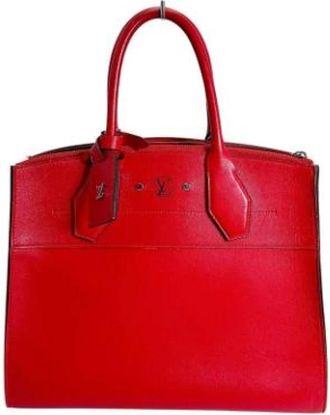 Louis Vuitton Pre-owned Vintage Handtas - Dames - Vintage Handtas - Rood - ONE Size - Leer - Vintage