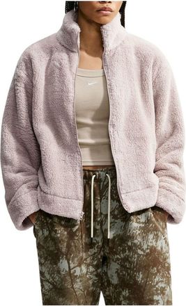 Nike (WMNS) Nike Sportswear Essential High-Pile Fleece Jacket Cream II Sail HV2815-236