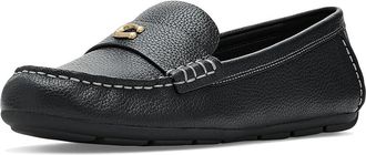 Coach Sculpted C Driver Womens Dress Flat Shoes Black : 5.5 M, Suede