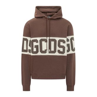 GCDS Gcds, Hoodies & sweatvesten, Heren, Bruin, XL, Hoodies