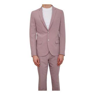 Antony Morato Formal Blazers, male, Pink, Size: XL Suit Jacket
