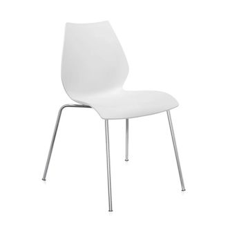 Kartell Maui Stuhl 2871, zinkweiss