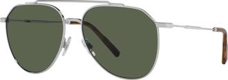 Dolce & Gabbana Zonnebrillen DG 2298 - Heren - Zonnebrillen - Grijs - 58 MM - Accessoires