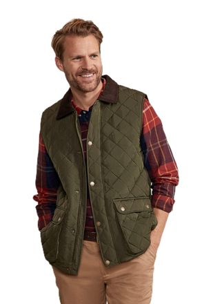 Mountain Warehouse Hinter + Hobart Berwick Mens Quilted Gilet Khaki XS