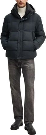 HUGO BOSS Omaris Jas - Heren - Winterjassen - Zwart - XL - Polyester - Jassen