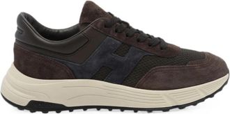 Hogan Hyperlight Sneakers - Heren - Sneakers - Bruin - 45 EU - Leer - Schoenen