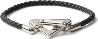 Prada Bracciale con barra a T - Argento