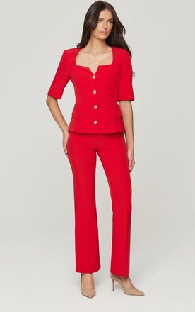 Generation Love Nellie Crepe Pants in Red at Nordstrom, Size 14 32