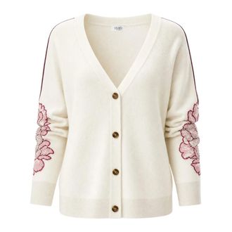 Liu Jo Truien & Vesten, Dames, Beige, S, Polyester, Sweater Cardigan