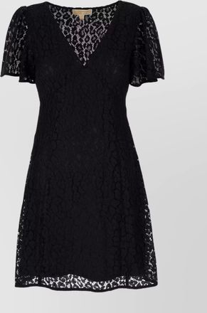Michael Kors lace flared hem mini dress
