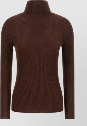 Fabiana Filippi cashmere silk ribbed turtleneck sweater