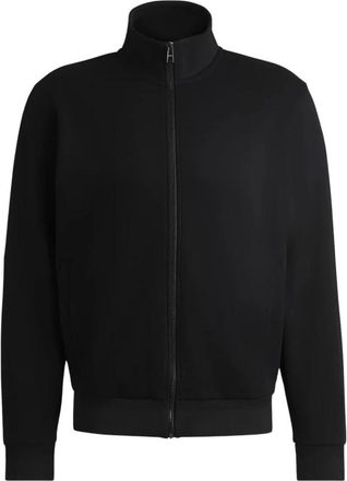 HUGO BOSS Hombre, Sudaderas, Negro, Talla: S