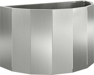 vidaXL Jardinera Plateado 60 X 30 X 35 Cm Acero Galvanizado Vidaxl