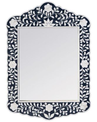 Butler Butler Specialty Company Vivienne 20In X 28In Bone Inlay Vertical Wall Mirror