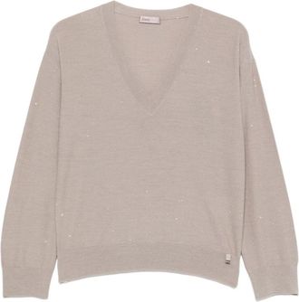 Herno unisex, Truien, Beige, Maat: S Wol