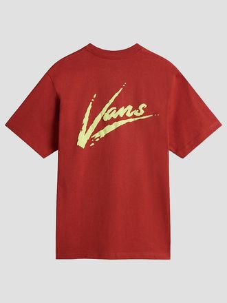 Vans Brush Script Loose T-Shirt rood