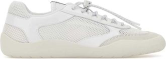 Prada White Laced Sneakers